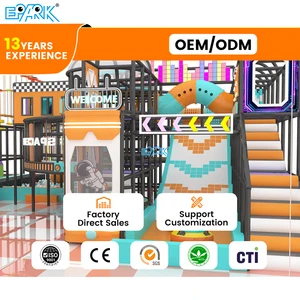 Custom Design Commercial Children's Spiral Slide Amusement Park Indoor Trampoline Park Playground