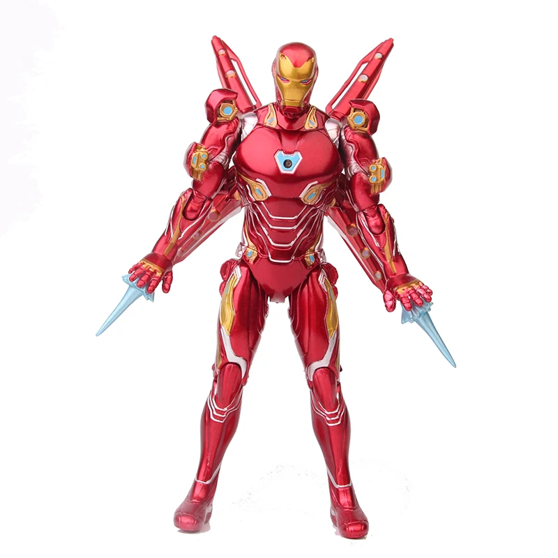 18cm Iron Mark Scale Pvc Statue Action Figure Collectible Figure Model ...