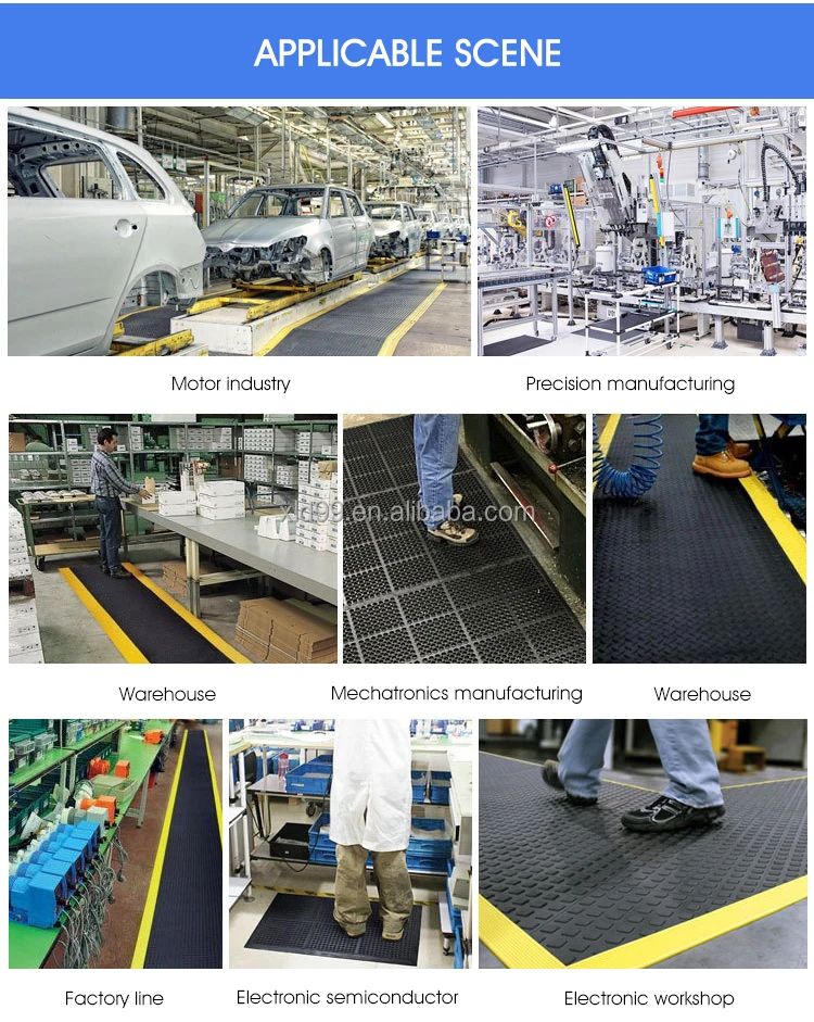 Esd Anti Fatigue Mat Static High Quality Cleaning Rubber Antistatic Foam Safe Antifatigue