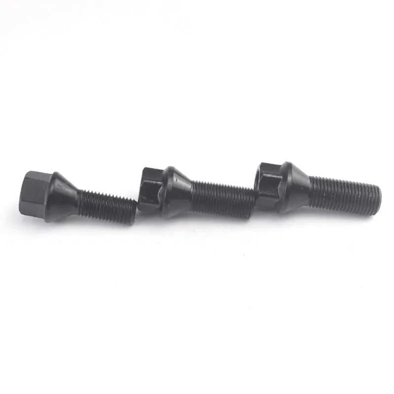 m12X1.5 10.9 Grade  Black Hub Bolt for bmw E30 E46 E93 E28 E34 E60  36136781150  Wheel Bolt Car Wheel Bolts supplier