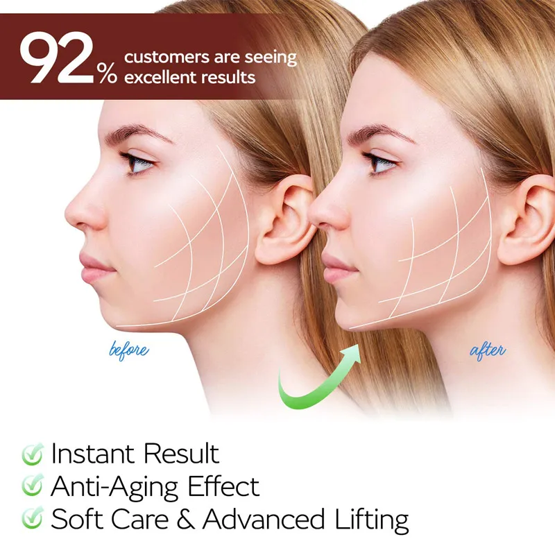 Reusable Double Chin Slimming Device V-Line Face Lifting Belt with Massager Chin up Strap for Slimming