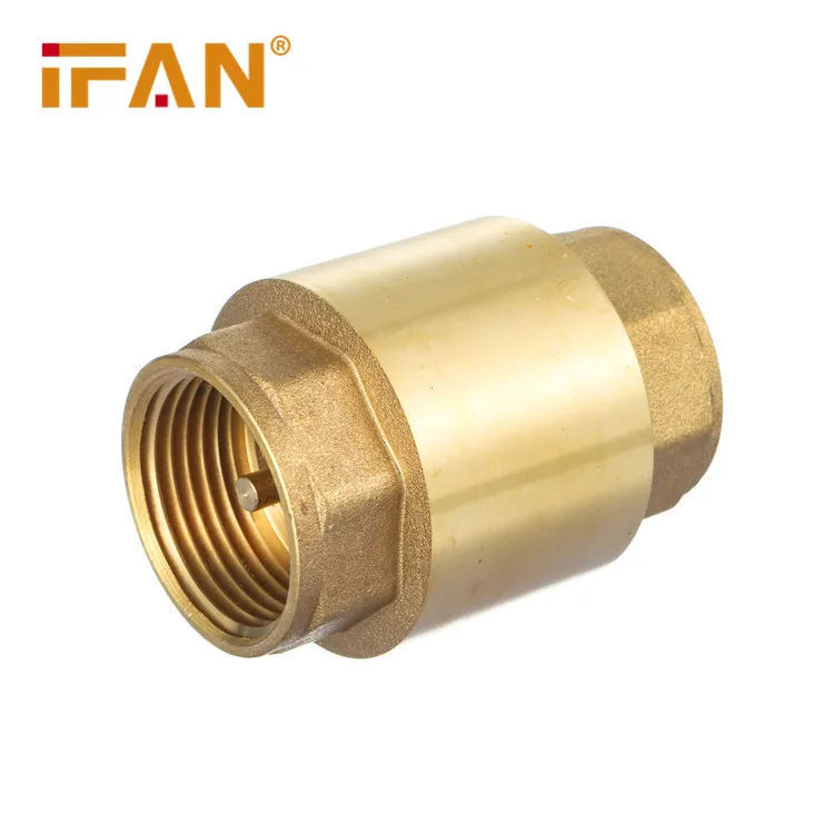Ifan Custom Full Size Brass One Way Check Valve Brass Spring Water