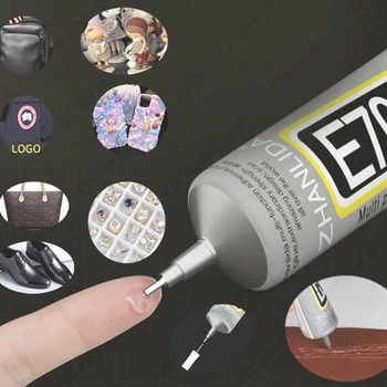 Zhanlida E7000 110ML Clear Contact Adhesive With Precision Applicator Tip - 110ml E7000 Glue Adhesive