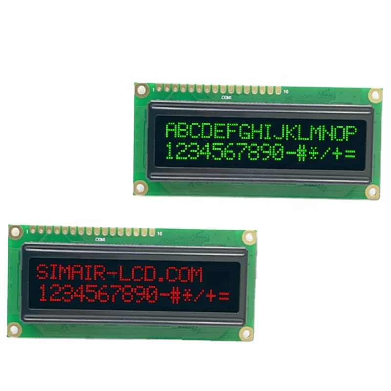 3.3v 16x2 graphic dot matrix lcd module free sample