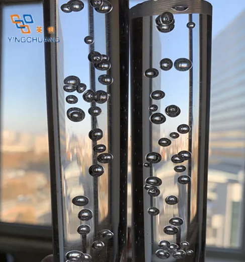 Yingchuang High Quality Customized Size Laser Cut Size Lucite MMA 100% Raw Virgin Red Acrylic Tube for Decoration manufacture