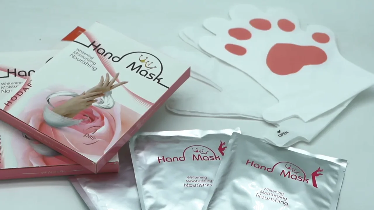 Whitening Moisturizing Collagen Hydrating Hands Pack Sheet Set Foot ...