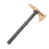 Ascia Tattica Tomahawk in Acciaio 5Cr13 con Finitura Camo Gialla