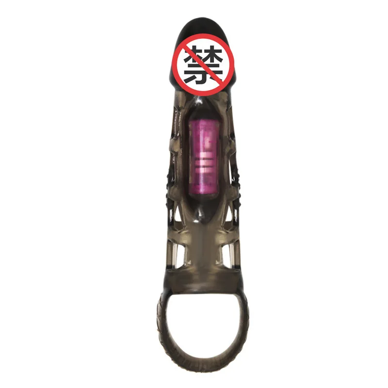 Manchons d'extension de pénis pour hommes vibrants les plus vendus avec couverture de pénis pour mini vibrateur point G Sex Toys