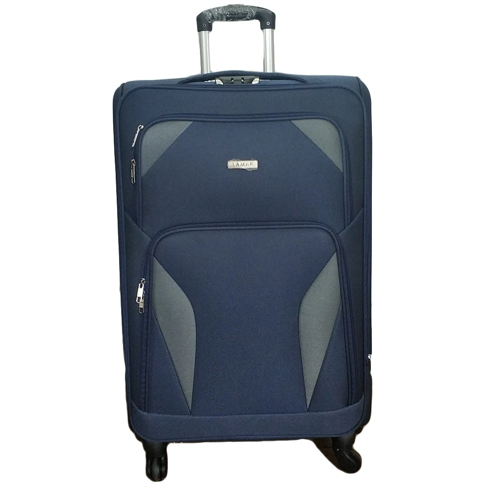 Wholesale Promotion Factory Soft EVA Small Twill Suit Cases Trolley Luggage Travel Bags 4 Piece Set With 4 Wheels