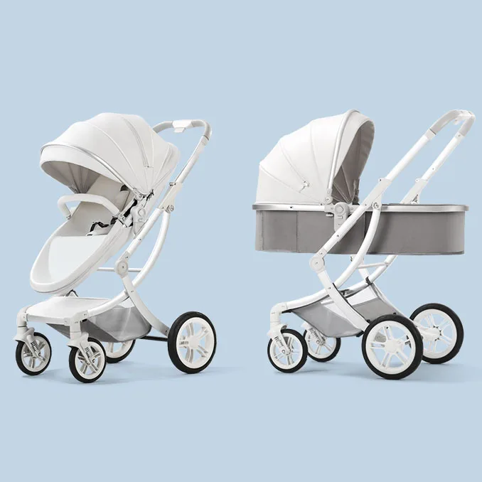 2022 Whole Sale Top Quality Luxury Egg Shape Newborns Infant Foldable Baby Strollers And Car Seat Combo 3 ~ 안에 1