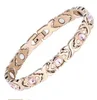 Rose Gold pink stone bracelet