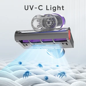OEM Customization P820 Vacuum Cleaner Dust Mite Controller with UV Lights for Baby Bed Sofa & Mattress Cleaning
