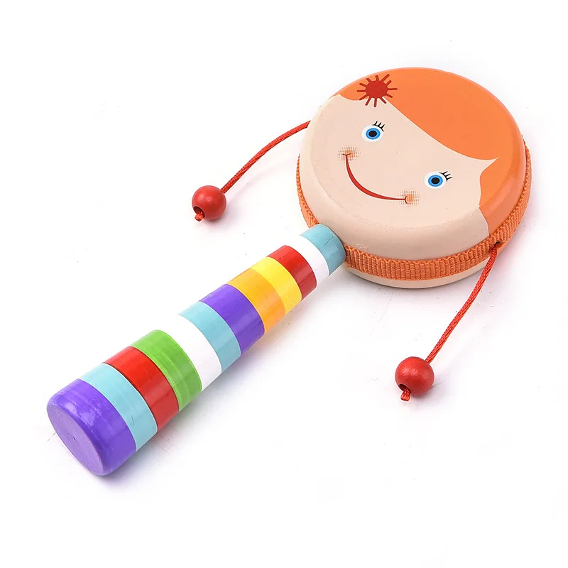 Learning Toy For Baby Rattles Handbell  Musical Instrument Shaking  Bell Toy 