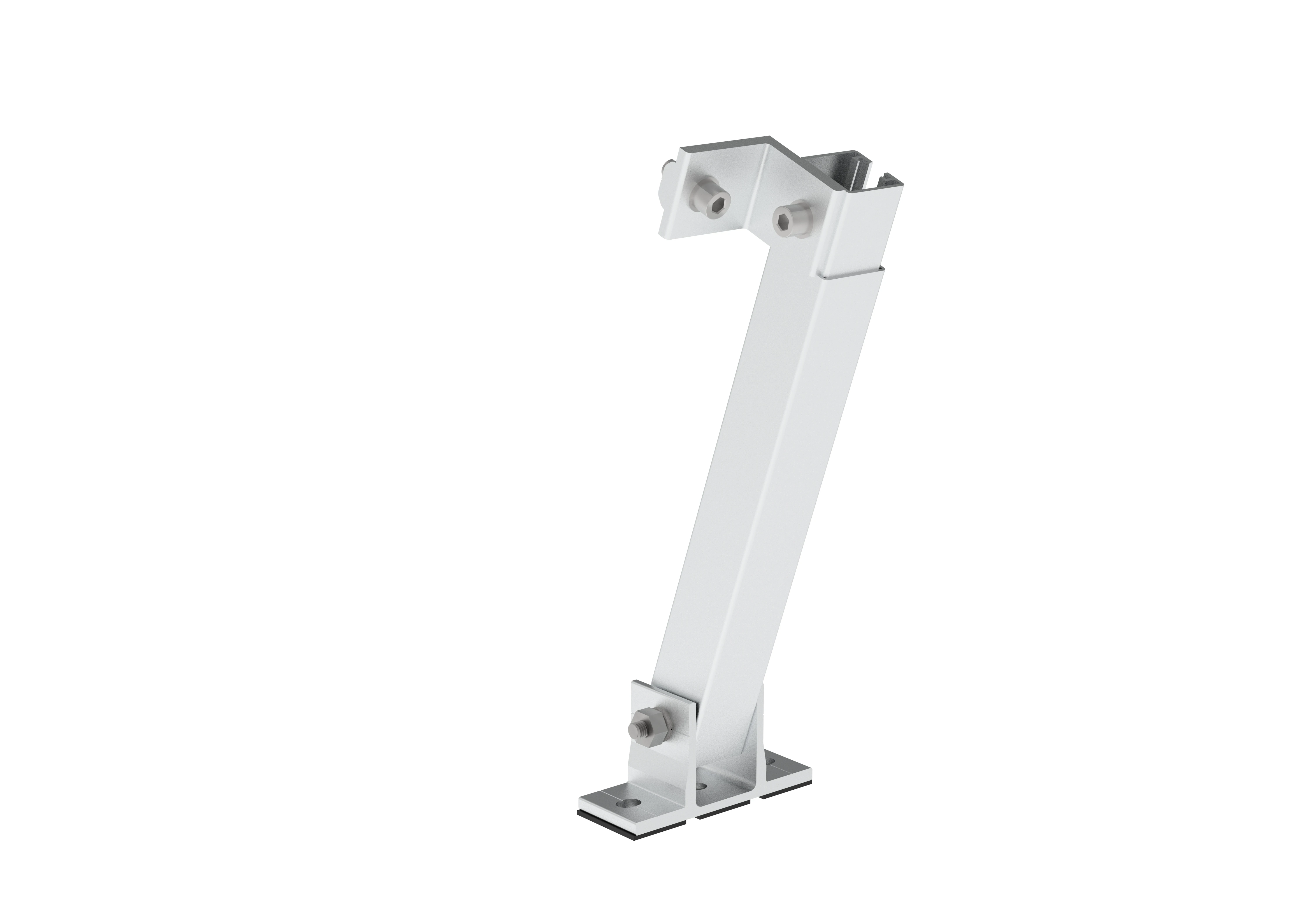Adjustable Solar Panel Tilt Mount Front Rear Leg Flat Roof Solar System ...