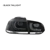 LED tail light black  (1 set)