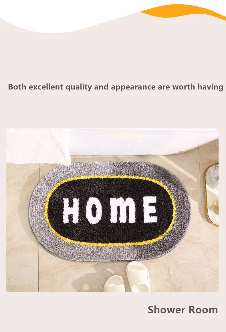  Best Selling Custom Environmental Protection Bath Mat Kitchen Living Room Floor Shower Tub Mat factory