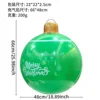 Green leaves - Christmas ball
