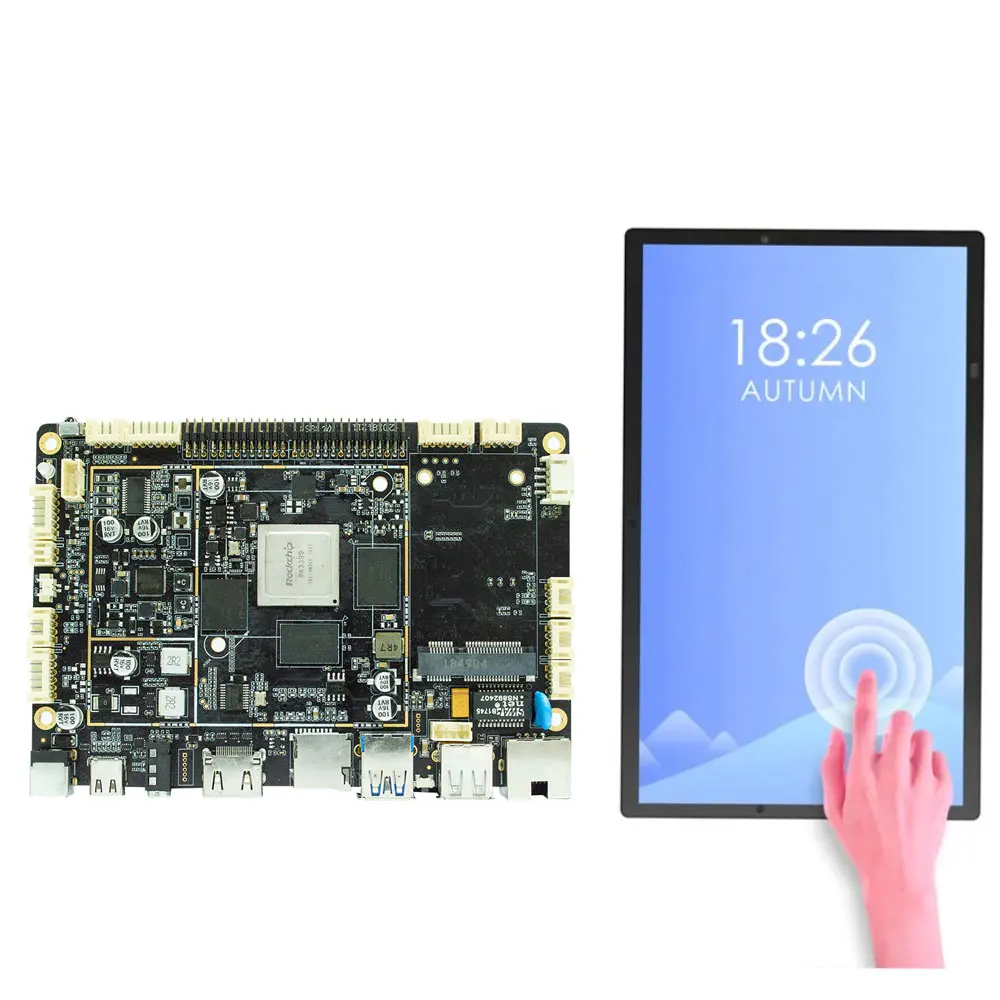 10-inch touchscreen LCD tablet PC with Android module, MIPI LCD screen, SKD kit, advertising display/medical device.