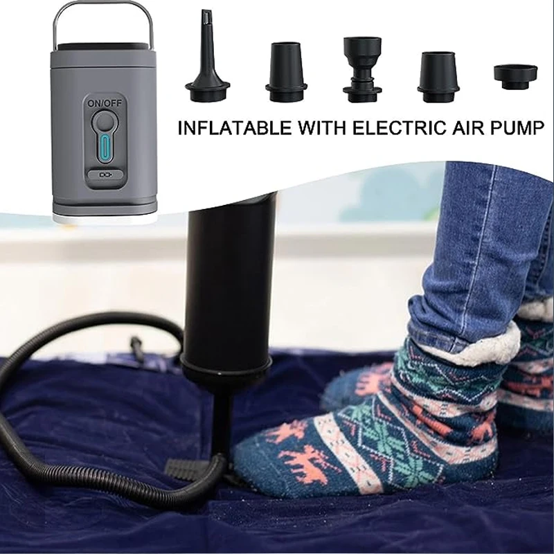 Pompa Aria USB Pompa Ad Aria Elettrica USB Portatile - 2 In 1 Gonfia E Pompa Aria USB Pompa Ad Aria Elettrica USB Portatile - 2 In 1 Gonfia E