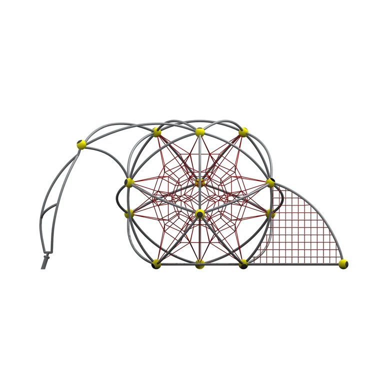 Combination Rope Spacenet Structure Climbing Net Playground for Kids