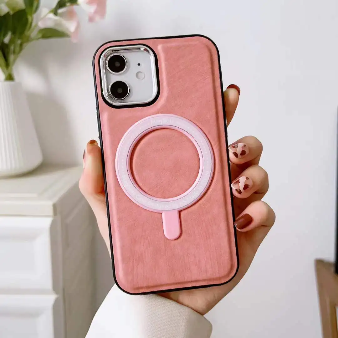 Newest Magsafe Leather Case For Iphone 14 Pro Max Magsafe Case For