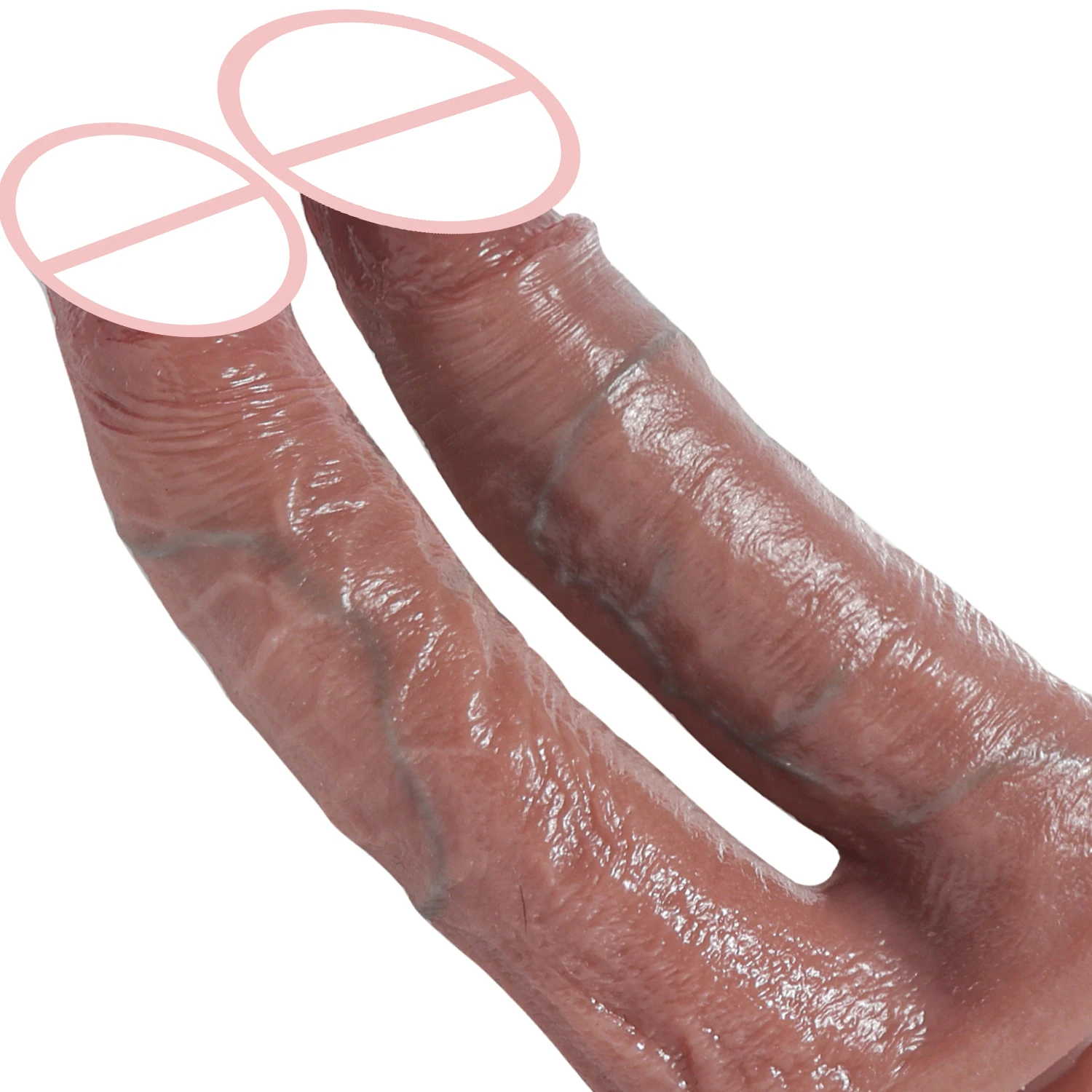 double penis sex toy Dr Double Stuffed Twin Penis Dildo by Dr. Skin - Sex Toys main image 1