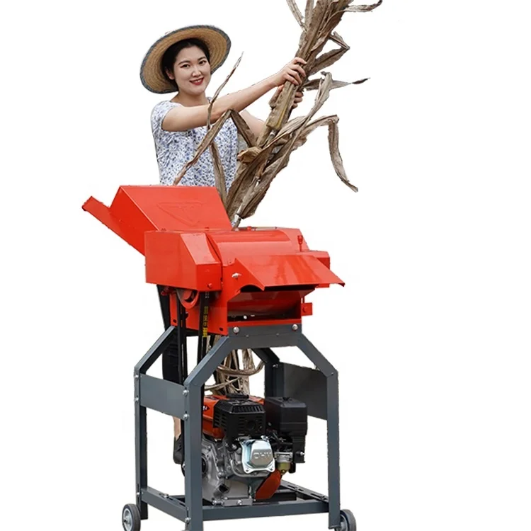DAWN AGRO Automatic Grass Cutting Chaff Cutter Machine Feed Animal Corn Chopper Machinery Silage Shredder