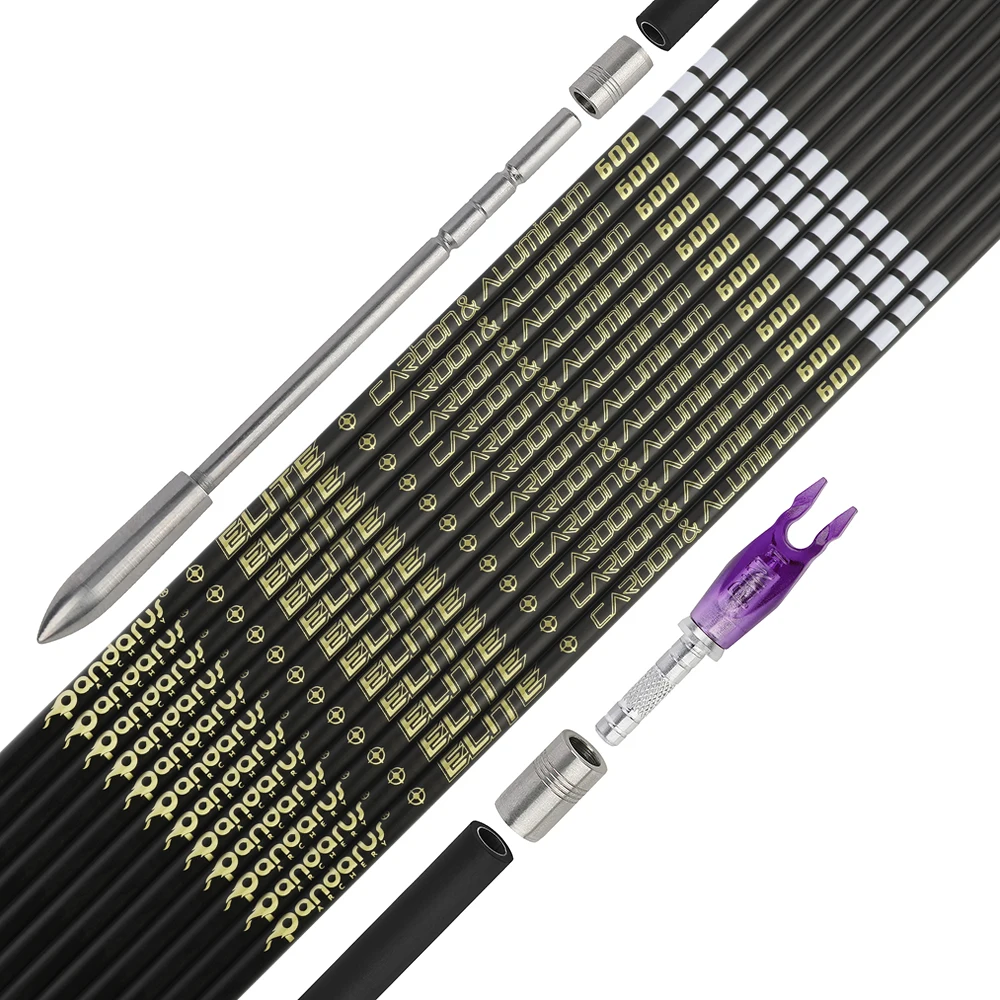 Tir à l'arc colonne vertébrale 350 - 1000 ID4,2 mm flèches