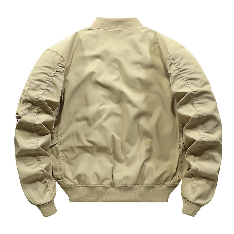 2024 Men's American Retro High Quality utility Multi-pockets workwear waterproof bomber jacket_voghion.com