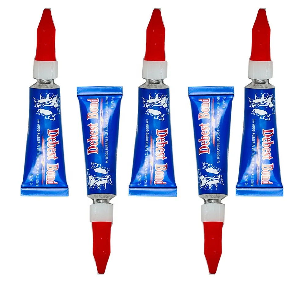 Factory Direct 100% Original Quality Clear Shoe Glue Fast Bond Liquid Super Glue Adhesive Easy Tear for Leather 12pcs Pack