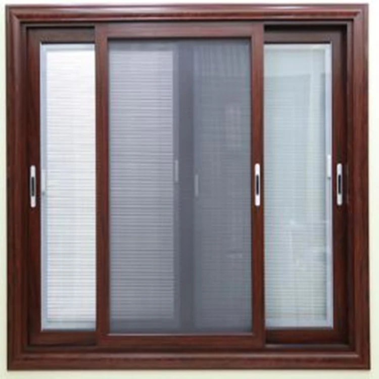 2022 New Design Tempered Double Glass Aluminium Sliding Windows Tinted Glass Sliding Window