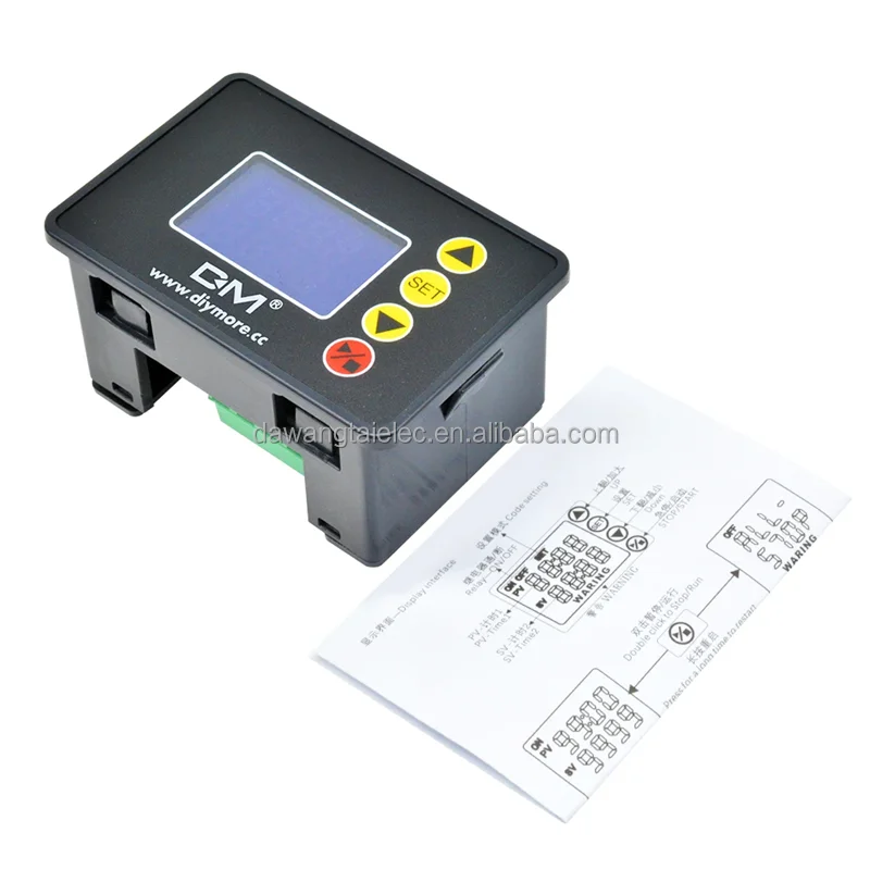Microcomputer Time Controller DC 12V 24V AC 110V-220V Digital Time ...