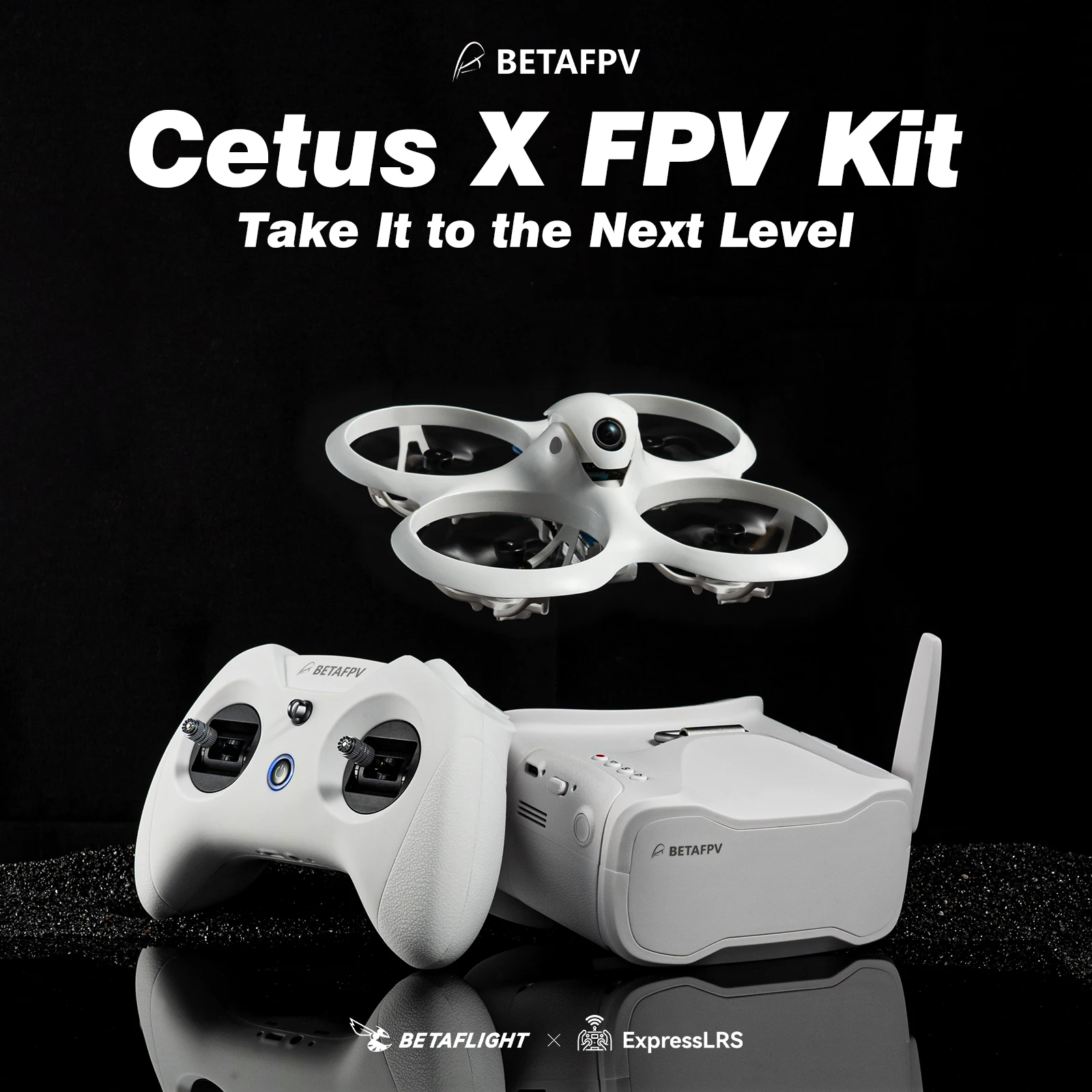 BETAFPV Cetus Pro FPVキットFPVゴーグルと補助飛行機能付きレーシング