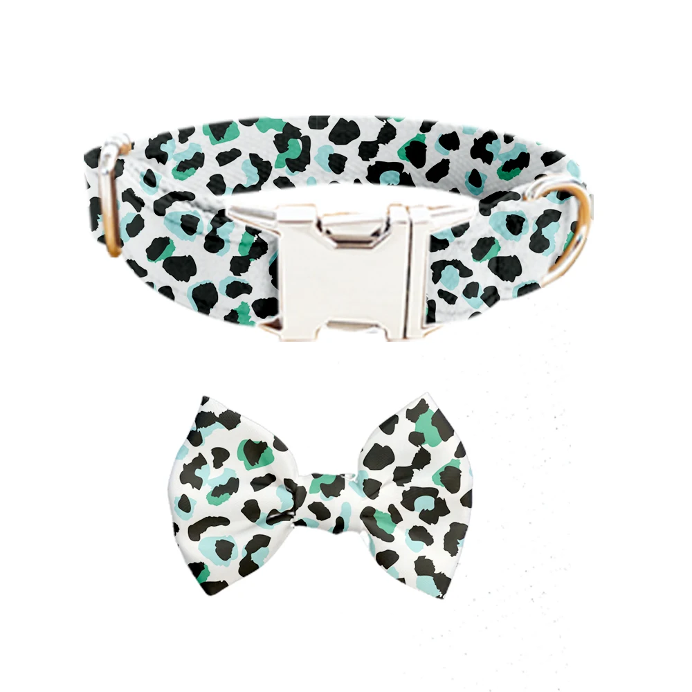 2022 New Personalized Custom Dog Collar Metal Buckle Luxury Cotton With