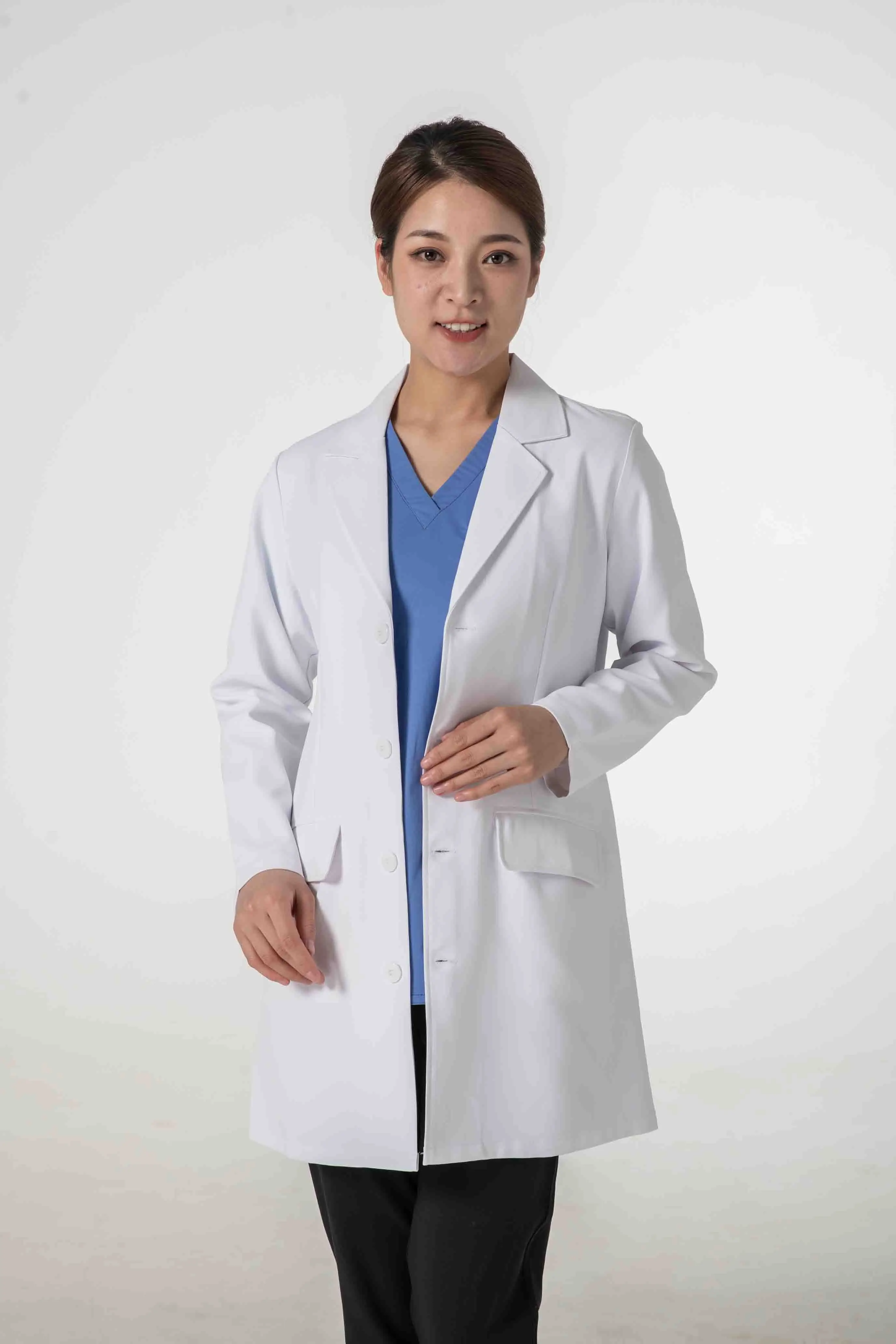 Doctor's White 3/4 Length Lightweight Lab Coat Costume Girls Boys Hospital  Uniforms Kids Dress Inspired America Labs Cosplay