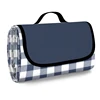 150*100cm Navy Blue Plaid