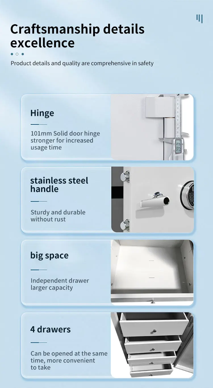 CEQSAFE High-end Pharmacy Narcotic Digital  Galvanized Stainless Steel Medicine Safe Box manufacture