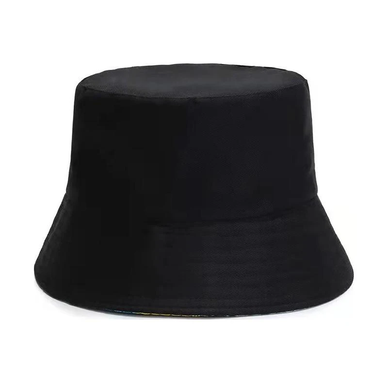Modern Style Bucket Hats Men Unisex Plain Color Blank Reversible
