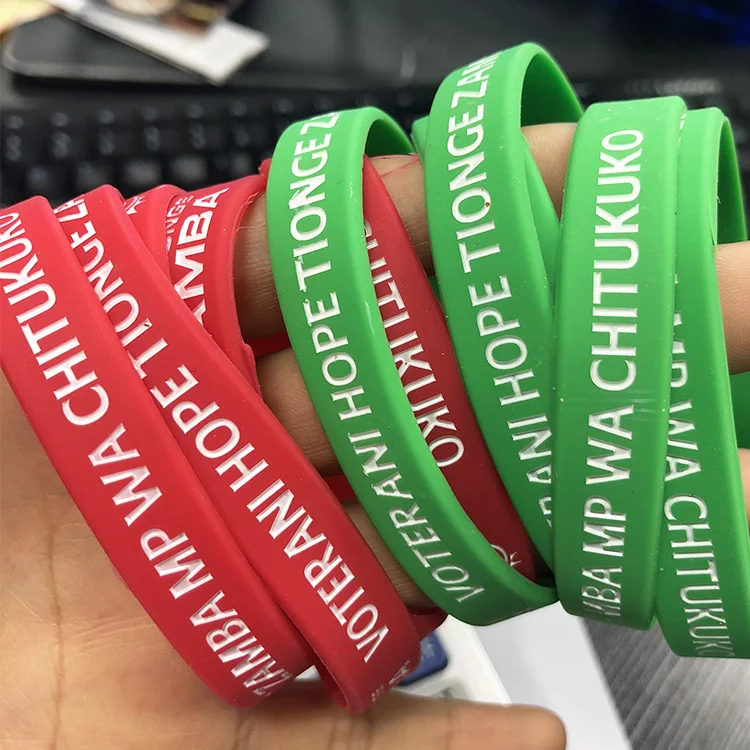 Cheap Gift Items New Silicone Bracelet Wrist Bands/custom Silicone