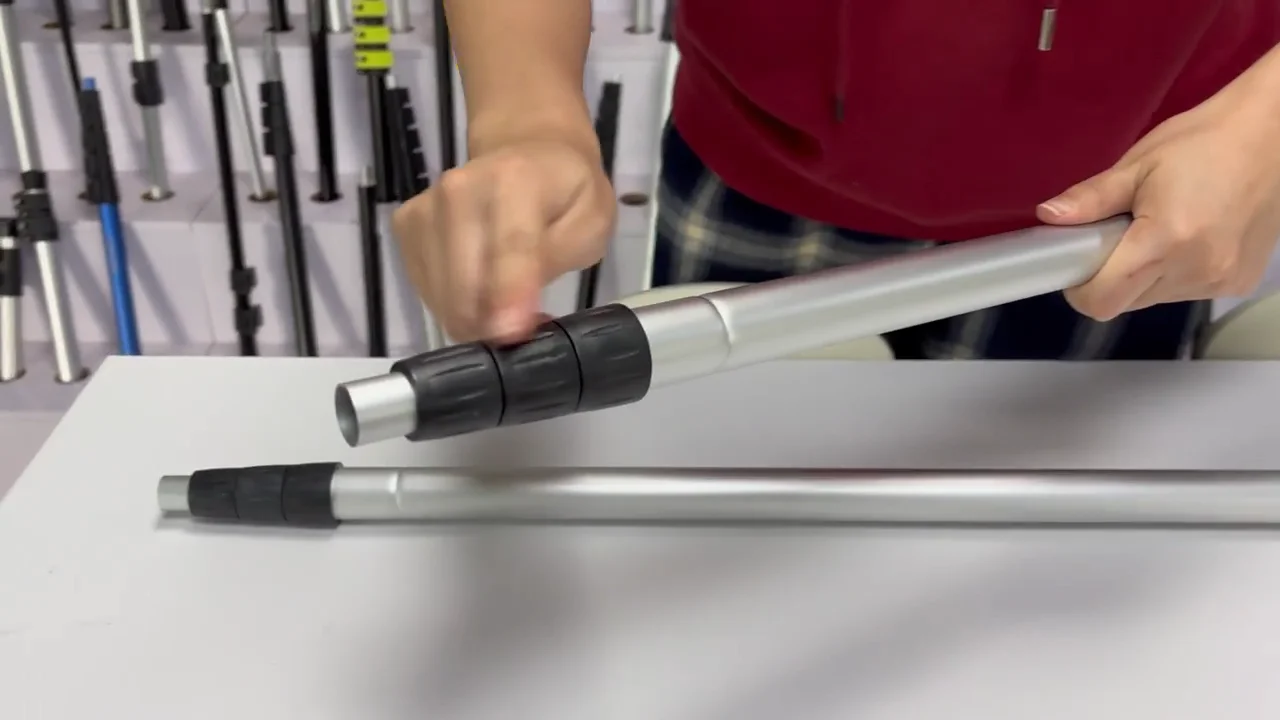 Adjustable Telescoping Aluminum Tarp And Tent Poles Collapsible