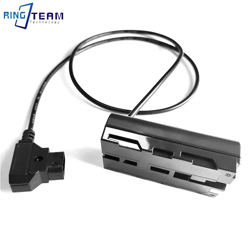 D-TAP To NP-F550 F970 F750 F570 Dummy Battery Power Adapter Direct Suitable For Nanguan Neewer Andorra Yongnuo Viltrox LED light manufacture