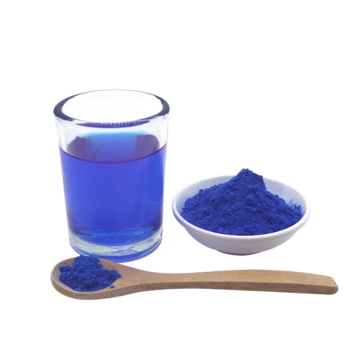 High Quality Blue Spirulina Powder Phycocyanin E6 E8 Bulk Natural Phycocyanin Powder
