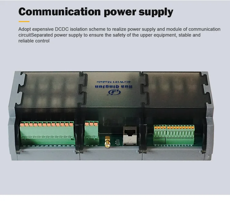 product huaqingjun 12di 12do rs485 ethernet relay module io modbus rtu  tcp rj45 spdt g2r 1 1no 1nc relays for iot automation-13