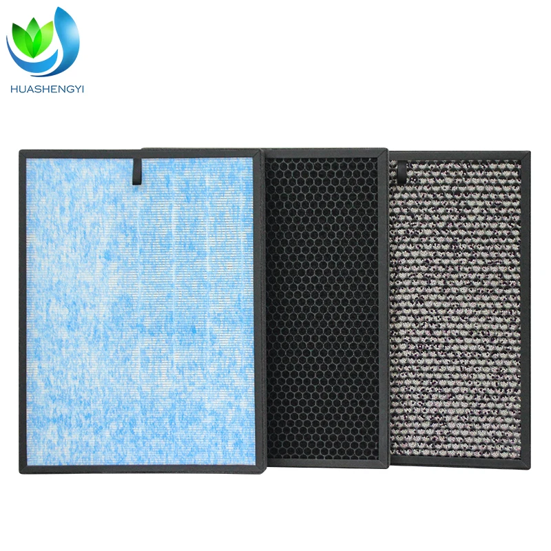 Custom H13 H14 HEPA Air Purifier Filter 4-Layer True HEPA Activated Carbon Filter Formaldehyde Removal Compatible Air Filter