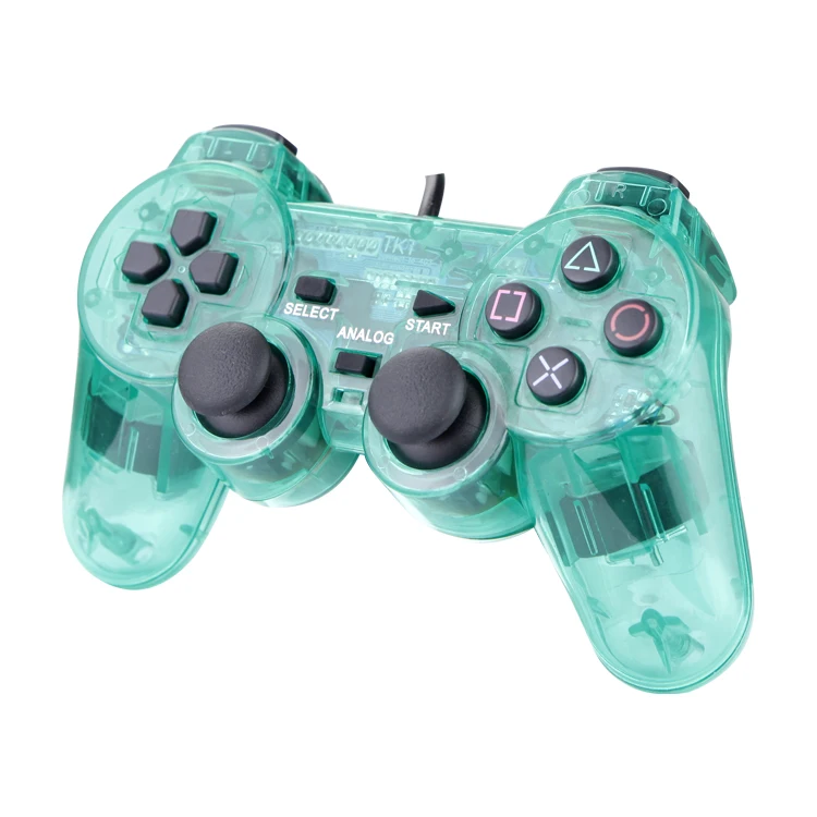 New Release Transparent Ps2 Game Controllers Wired Gamepad for Playstation  Ps2 Joypads Joystick