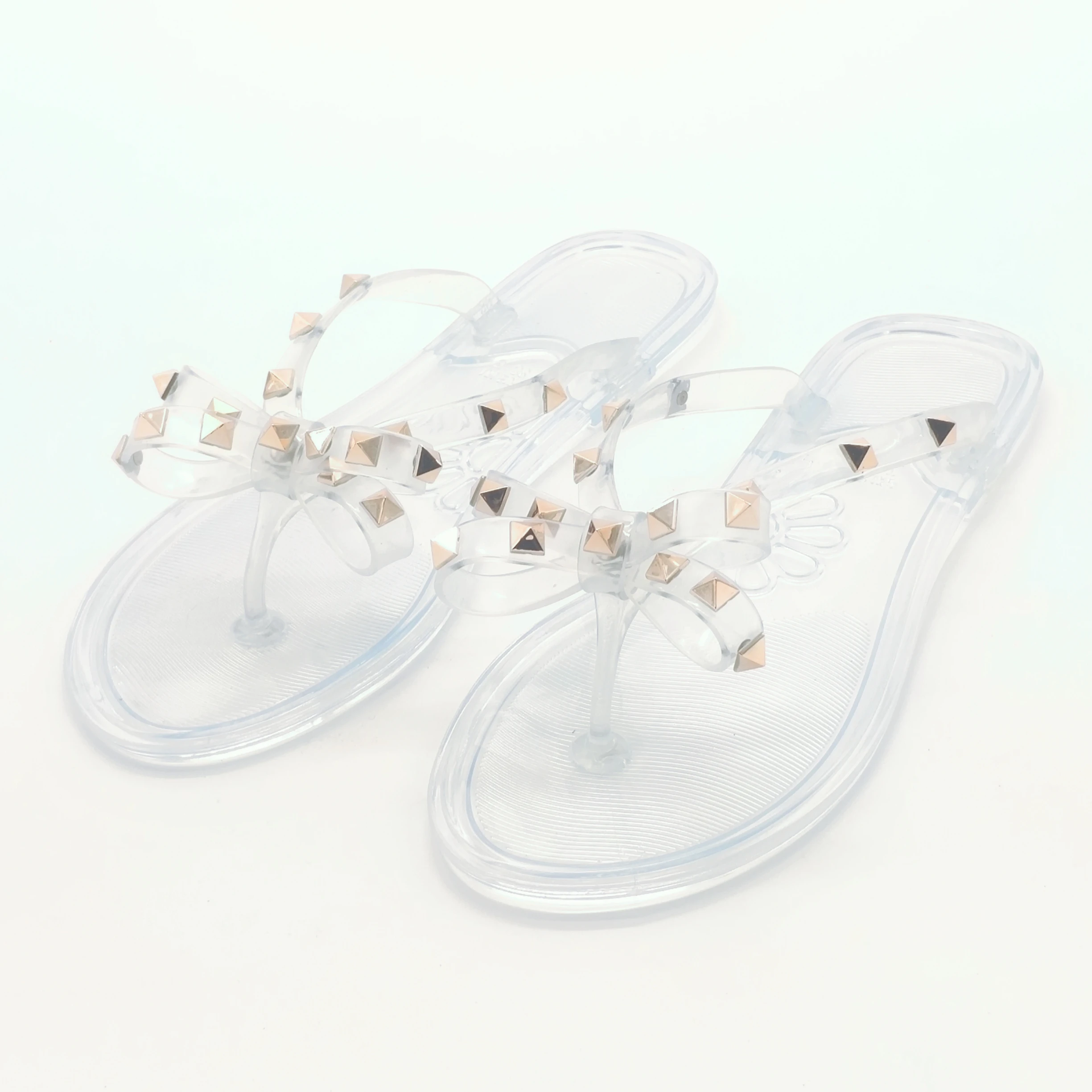 Audeban Women's Jelly Sandals T-Strap Slingback Wedge Platform Clear Summer  Beach Rain Shoes - Walmart.com