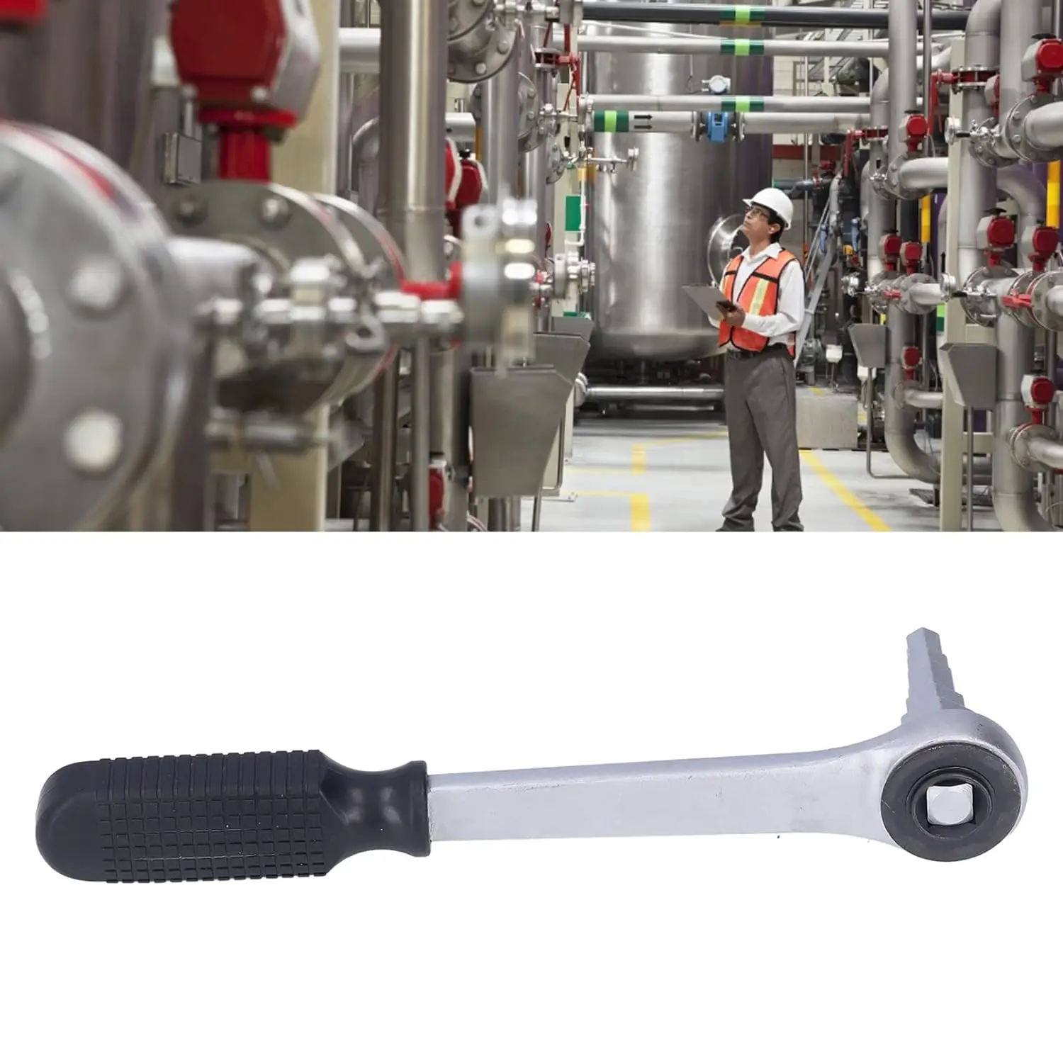 Radiator Valve Wrench Stepped Spanner Joint Repair Tool with Ratchet ...