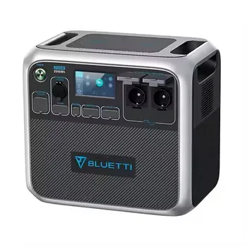 For Bluetti 2000W Portable Solar Generator Lithium Ion Battery MPPT Controller Flashlight Wireless Charging Solar Panels