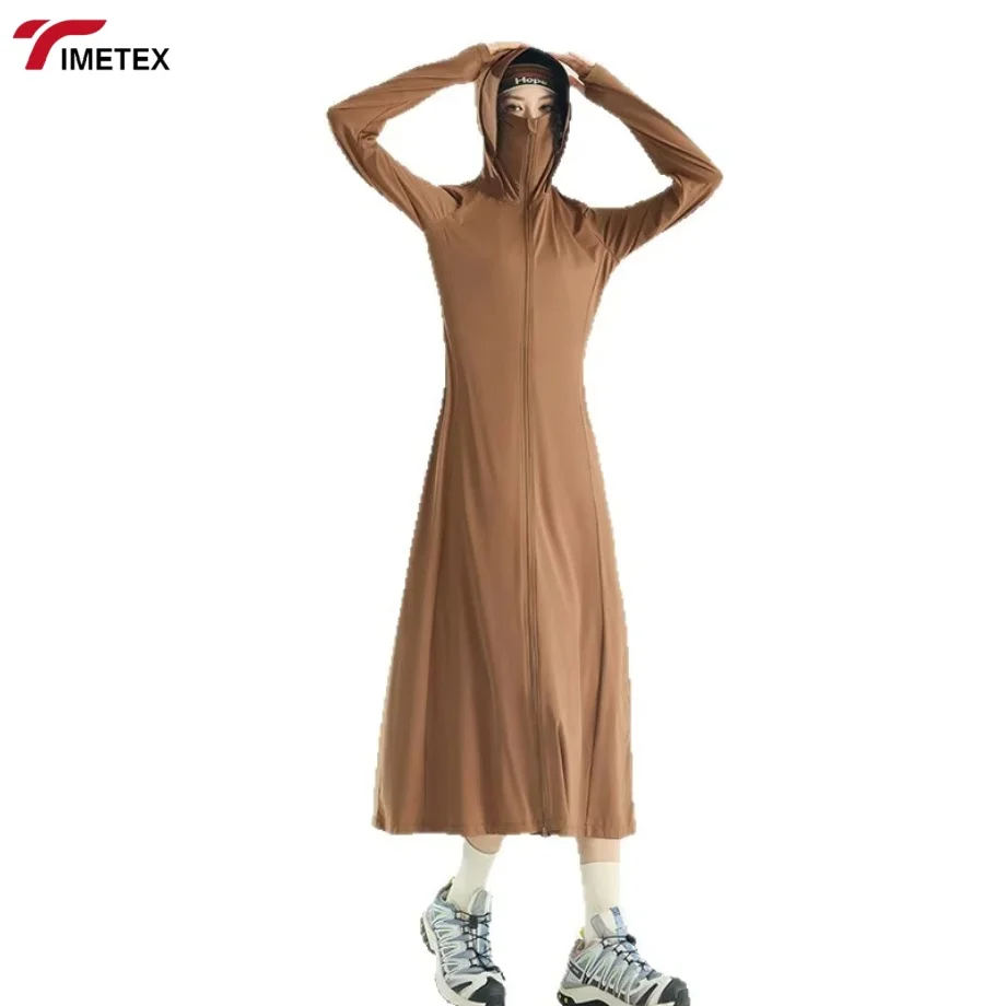TIMETEX  Summer Cycling Sports Jacket  Anti-UV Cover-Up with Wrinkle Fashion Element Breathable Sun Protection Clothing