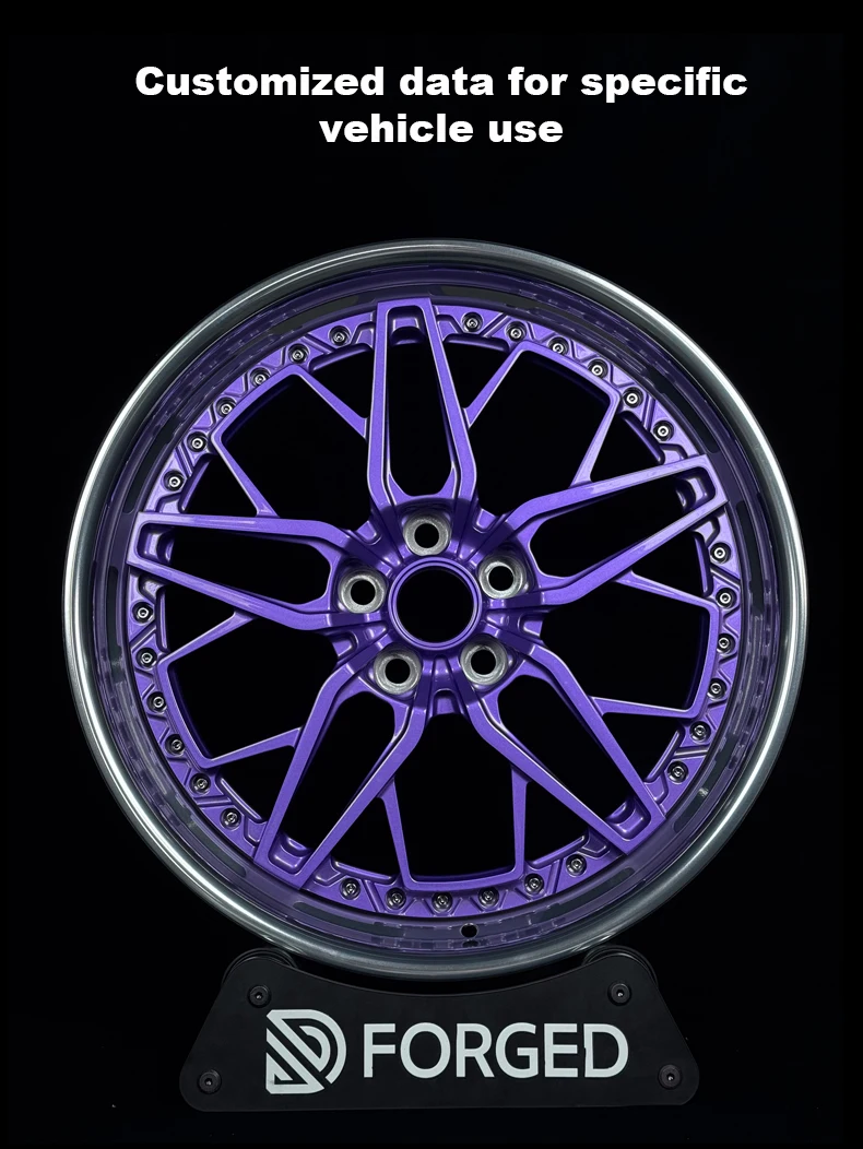 GUDE New Deep Concave Forged Aluminium Alloy Brushed Wheels 7J-13J ...